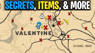 Discover 16 Unique Gear,  Secrets, Rare Items & Rare Weapons in Valentine - Red Dead Redemption 2