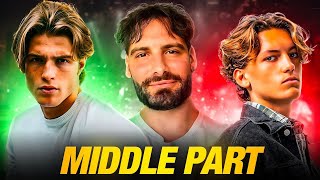 Middle Part Homme Meilleure Coupe De Cheveux Mi-Long