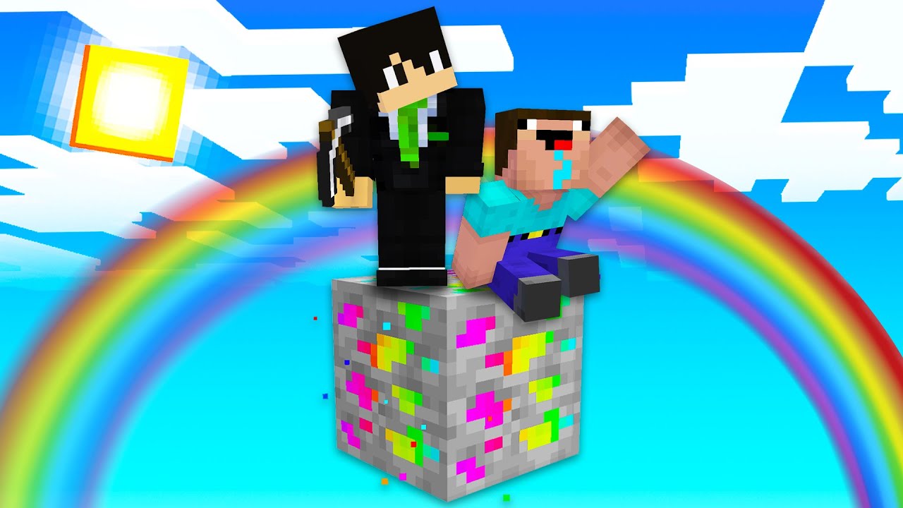 Minecraft Dar Este Doar 1 Block Curcubeu...