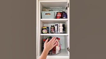 Declutter the kitchen cupboard with me #declutter #decluttering #kitchenorganisationideas
