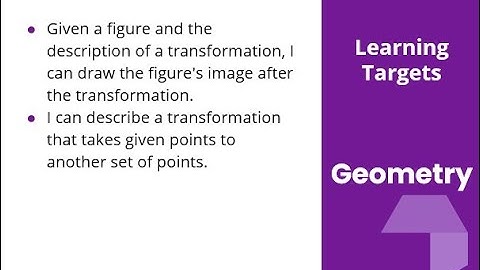 Geometry Unit 1 Lesson 18 Practicing Point By Point Transformations
