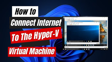 Cómo conectar Internet a la máquina virtual Hyper-V