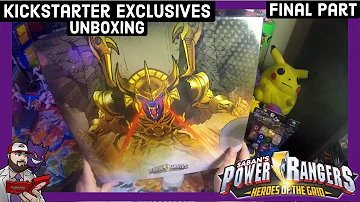 Kickstarter Exclusives | Power Rangers Heroes Of The Grid Unboxing