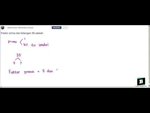 Faktor Prima Dari Bilangan 35 Adalah Youtube Faktor Prima Dari Bilangan 35 Adalah Youtube