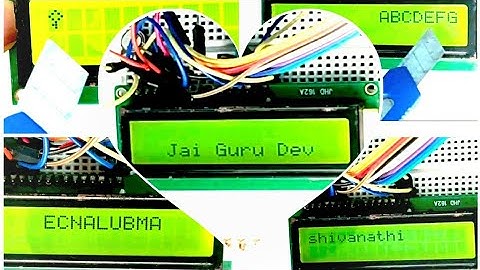 LCD(16x2) using Arduino part-2(LCD control)-  tamil