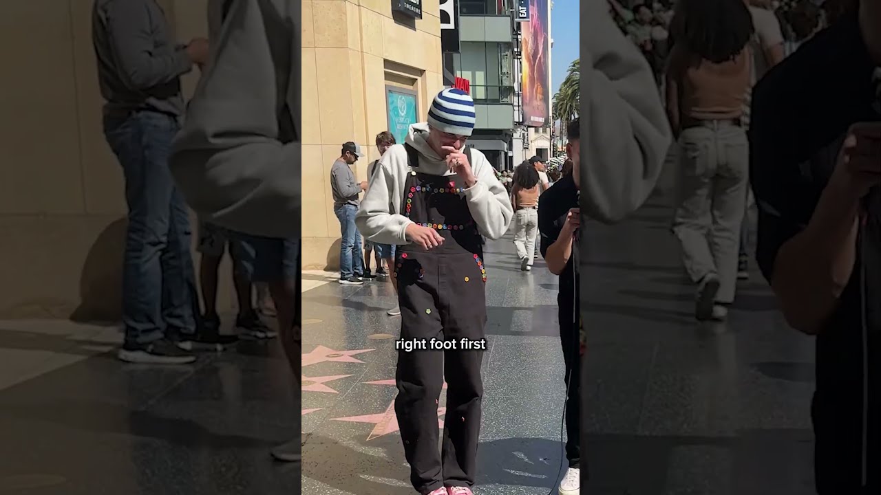 I wasn’t expecting that from this rapper in Hollywood @pertypertyperty