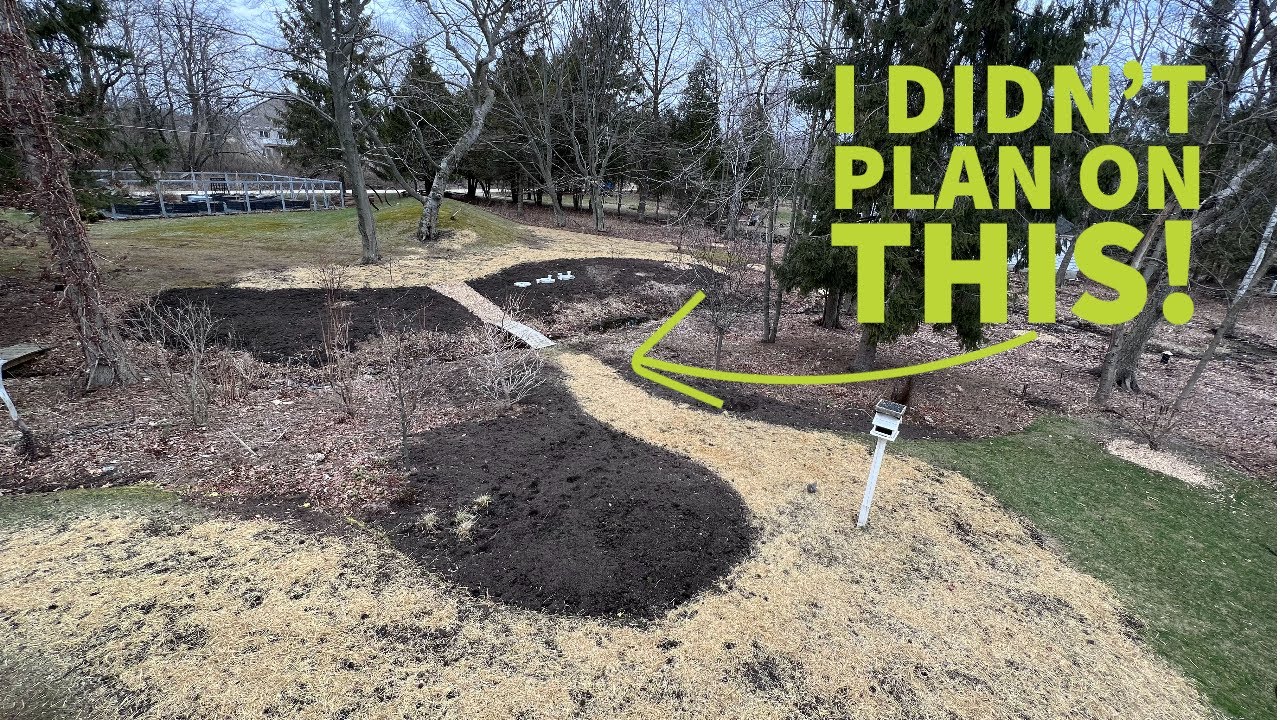A change in gardening plans 🌿 What we did with 22 yards of soil