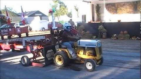 Cub cadet 102 pulling