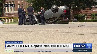 3 teens arrested after early morning chase involving stolen Kia