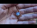 opalite mini sun pendant beginner tutorial