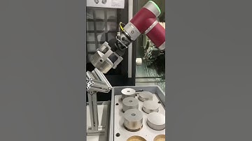 JAKA cobot is a veteran of machine tending #robot #machinetending #machining