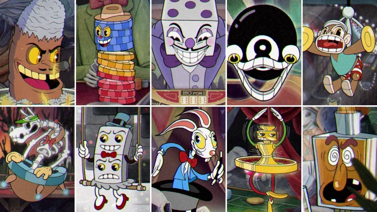 Cuphead - All bets are off - All 10 bosses - YouTube.