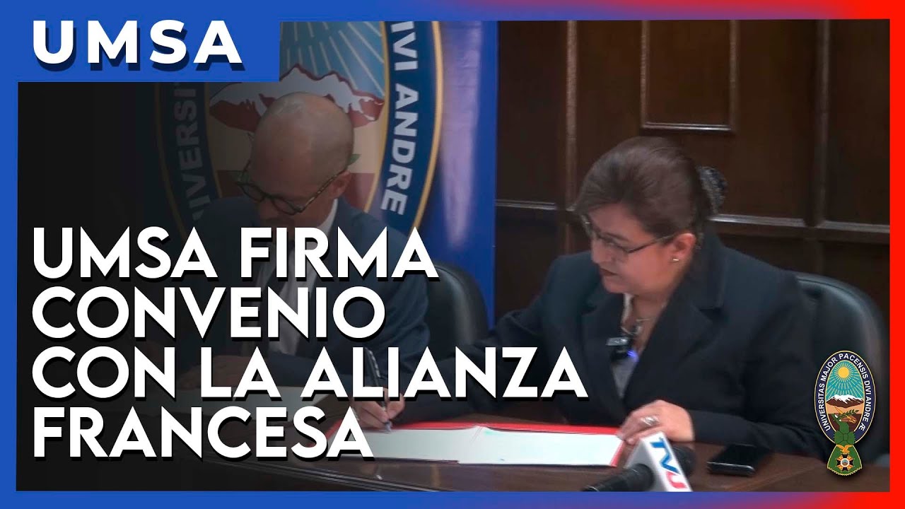 UMSA FIRMA CONVENIO CON LA ALIANZA FRANCESA PARA DESCUENTOS EN CURSOS ...