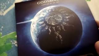 me showing you guys my new Godsmack lighting up the sky CD