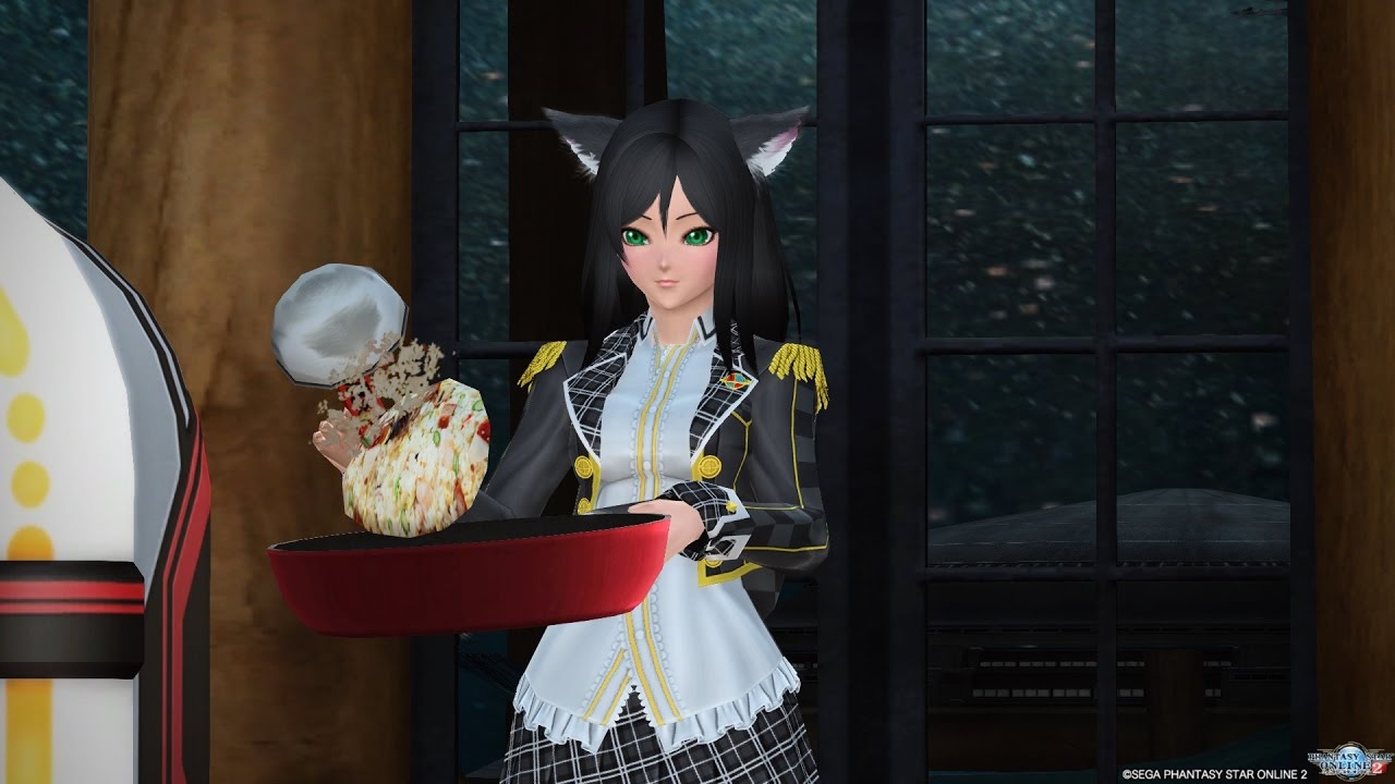 Pso2 ロビーアクション 267 料理する スクラッチ回数ボーナス ２５回 Youtube