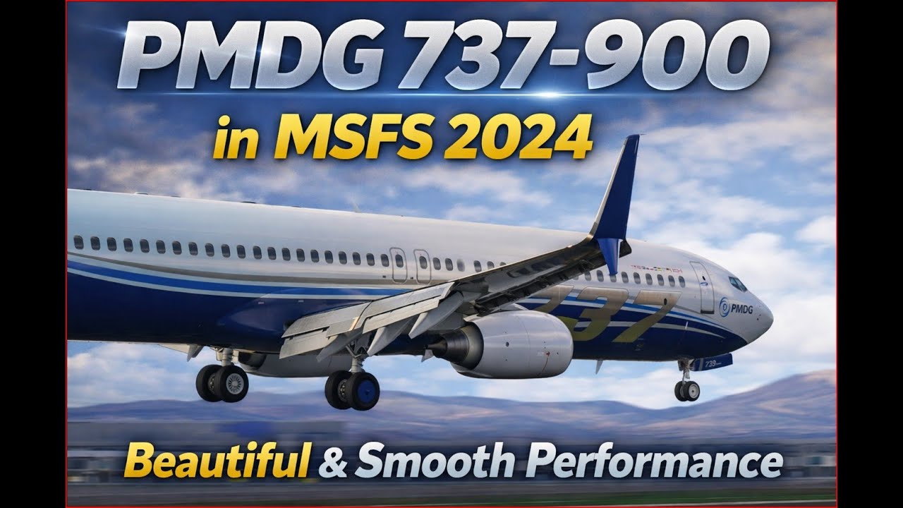 ️ PMDG 737-900 in MSFS 2024 | Beautiful & Smooth Performance - YouTube