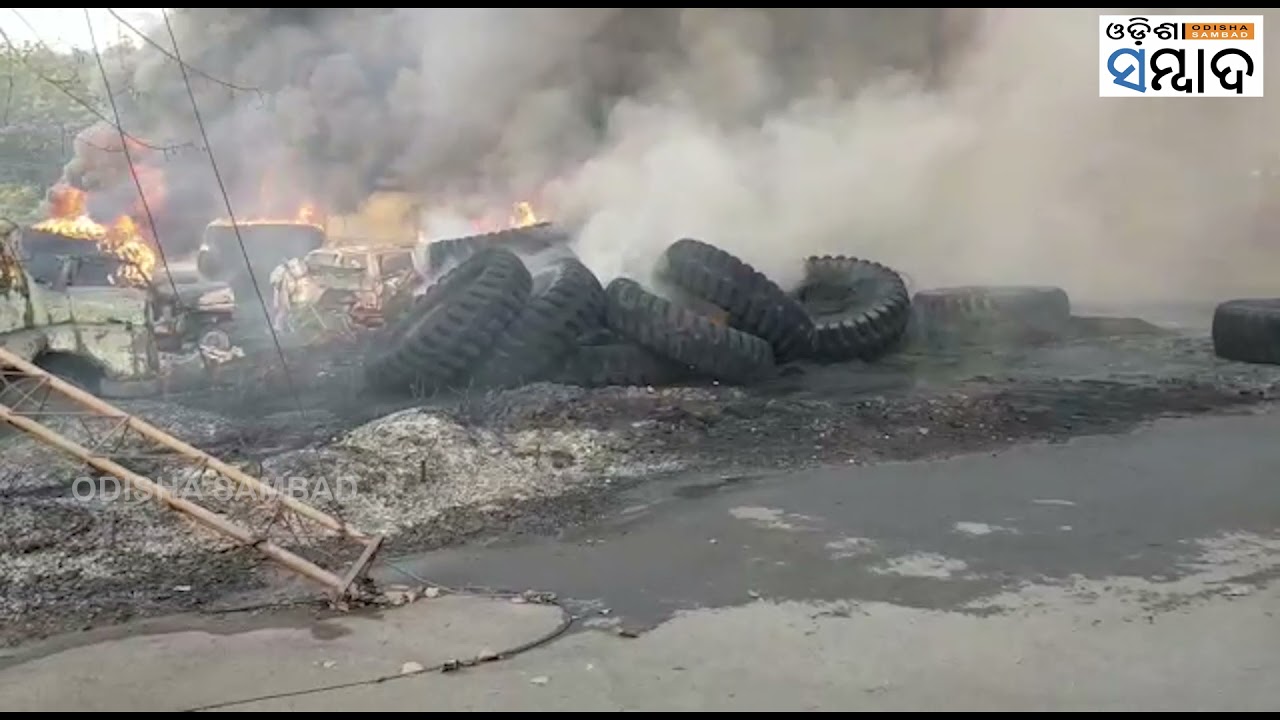 Fire Breaks Out At Mahanadi Coalfields Facility In Talcher's Bharatpur; Property Worth Lakhs Damaged