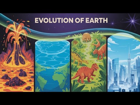 4.5 Billion Years In 1 Minute : The Evolution Of Earth 🌎 #space #earth ...