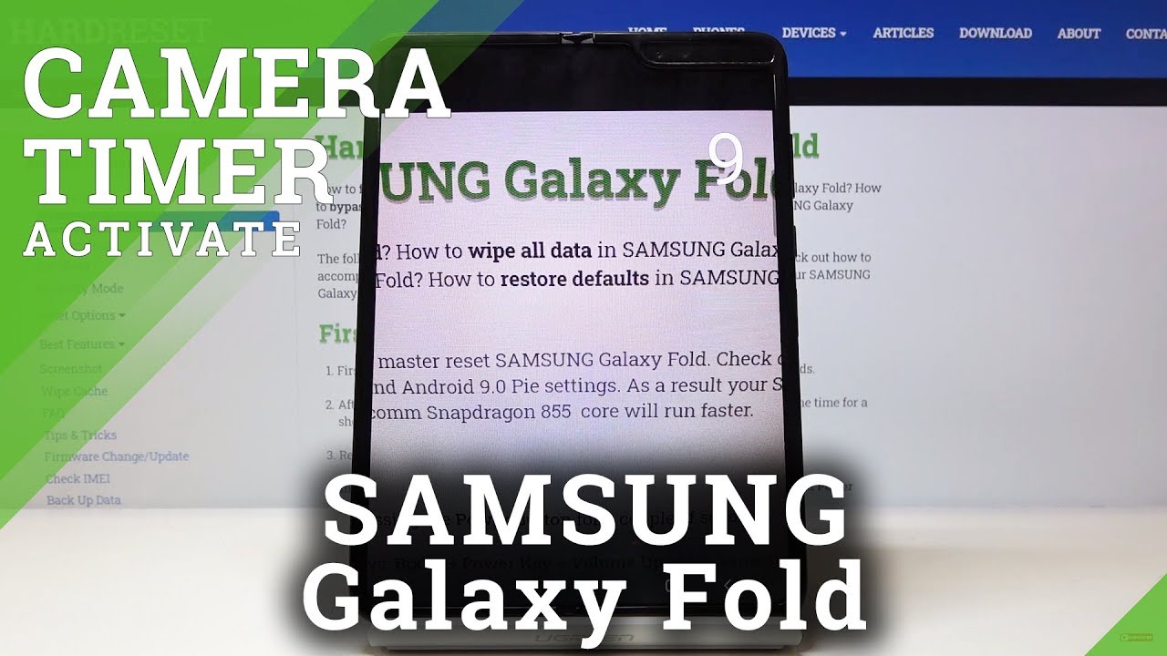 How to Activate Camera Timer in Samsung Galaxy Fold – Adjust Photo ...