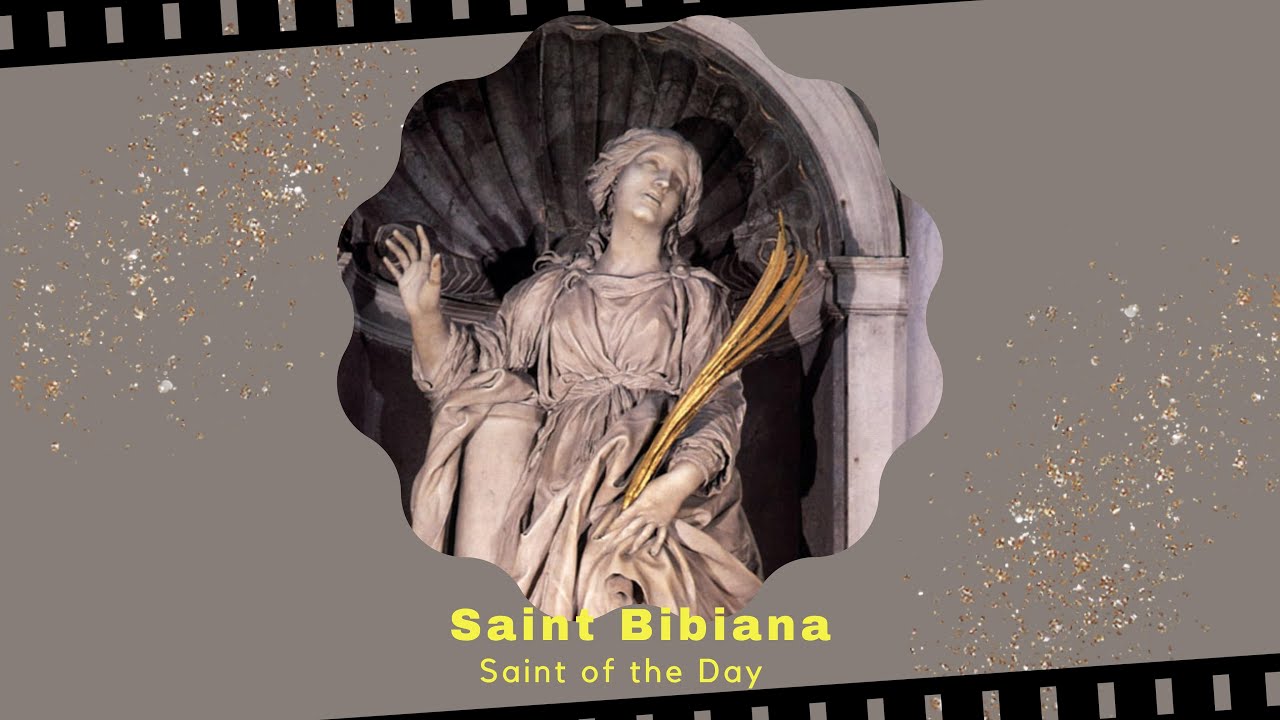 Hagios : Saint of the Day ( December 2 ) - Saint Bibiana - YouTube
