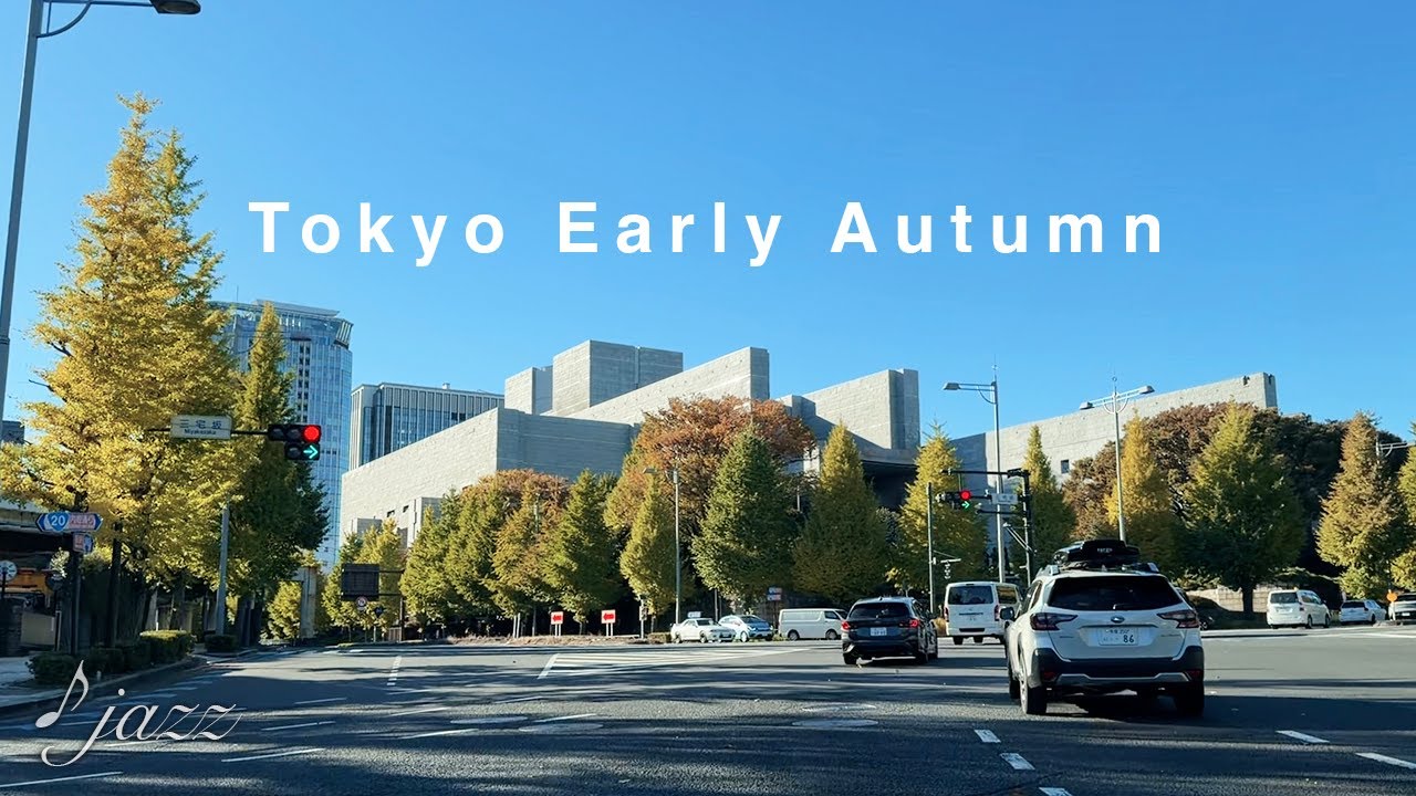 【TOKYO Drive】皇居〜銀座〜東京ゲートブリッジ｜休憩用BGM・45分｜🎧JAZZ