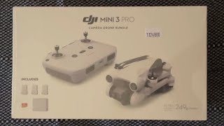 Costco DJI Mini 3 Pro bundle unboxing