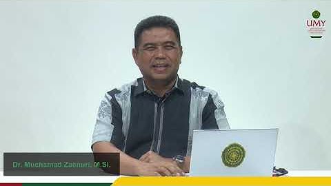 Kelembagaan dan Pendanaan Penanggulangan Bencana | Dr. Muchamad Zaenuri, M.Si.