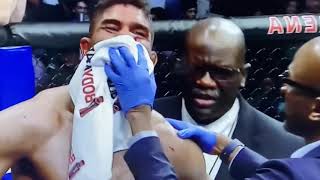 BRUTAL KO Alistair Overeem LIP INJURY!