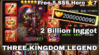 Three Kingdom Legend P-Server - Free 2Billion Inggot + Free 5 Hero SSS ⭐ 7 - VIP 10 screenshot 3