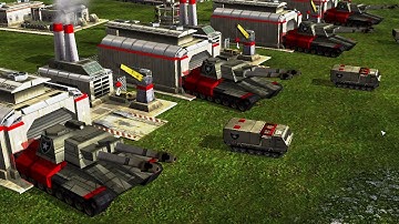 General Ironside vs 7 BOSS USA - Command & Conquer Generals Apocalyptic