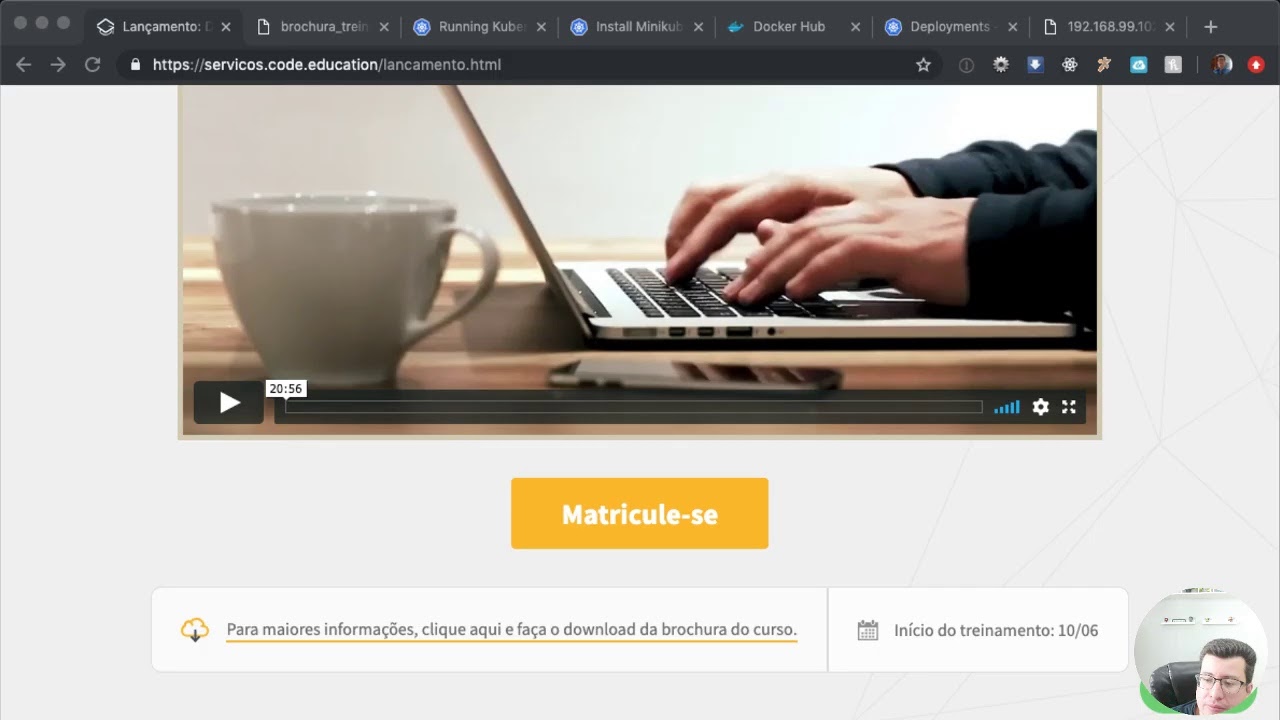 Trabalhando com Docker e Kubernetes local com Minikube - YouTube