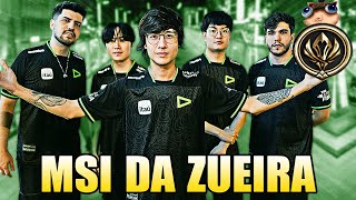 LOUD PASSOU! PASSOU a MAIOR VERGONHA da HISTÓRIA - MSI DA ZUEIRA | LOUD vs GAM