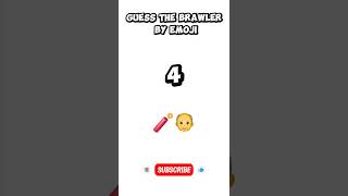 Guess the brawler by emoji #brawlstars #quiz