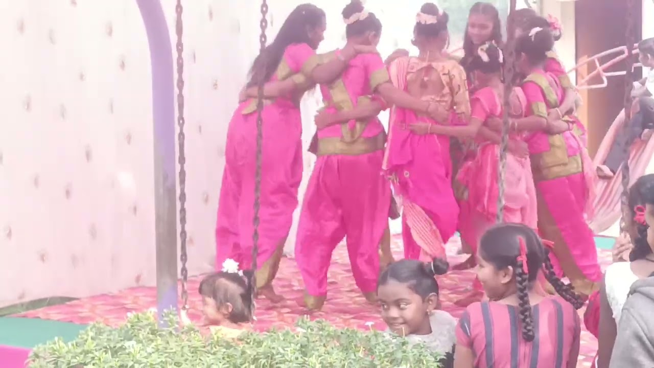Aadivasi Dance Video Girls school program 26 January Gopivadi