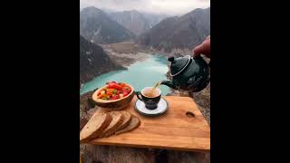 Hot breakfast ??? - View in Kazakhstan