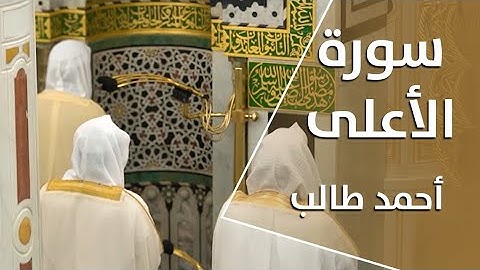 تلاوة سورة الأعلى بفضيلة الشيخ د. أحمد بن طالب حميد