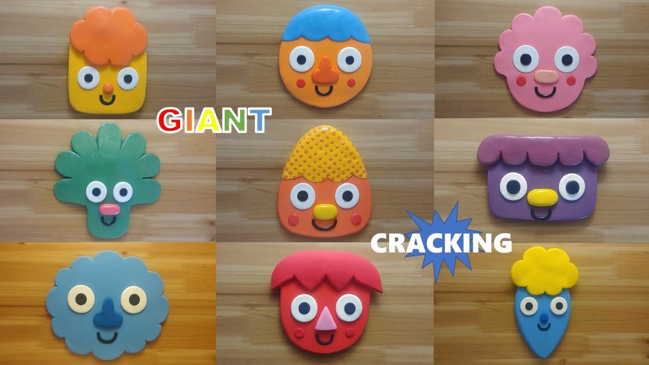 GIANT Noodle & Pals clay cracking collection 3 거대 국수와 친구들 누들 점토 부수기 모음 3