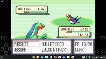 Pokemon Ruby ep 6 Retrive Devon Goods and Catch Tallow