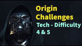 Tech Origin Difficulty 4 & 5 Guide | How to 3 Star Challenges -Industry | MARVEL Strike Force - F2P