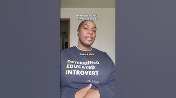 Introverts are not intimidated by you.....#introvertthoughts #introvert #introvertlife