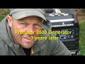 Predator 3500 generator follow-up. 3 years later