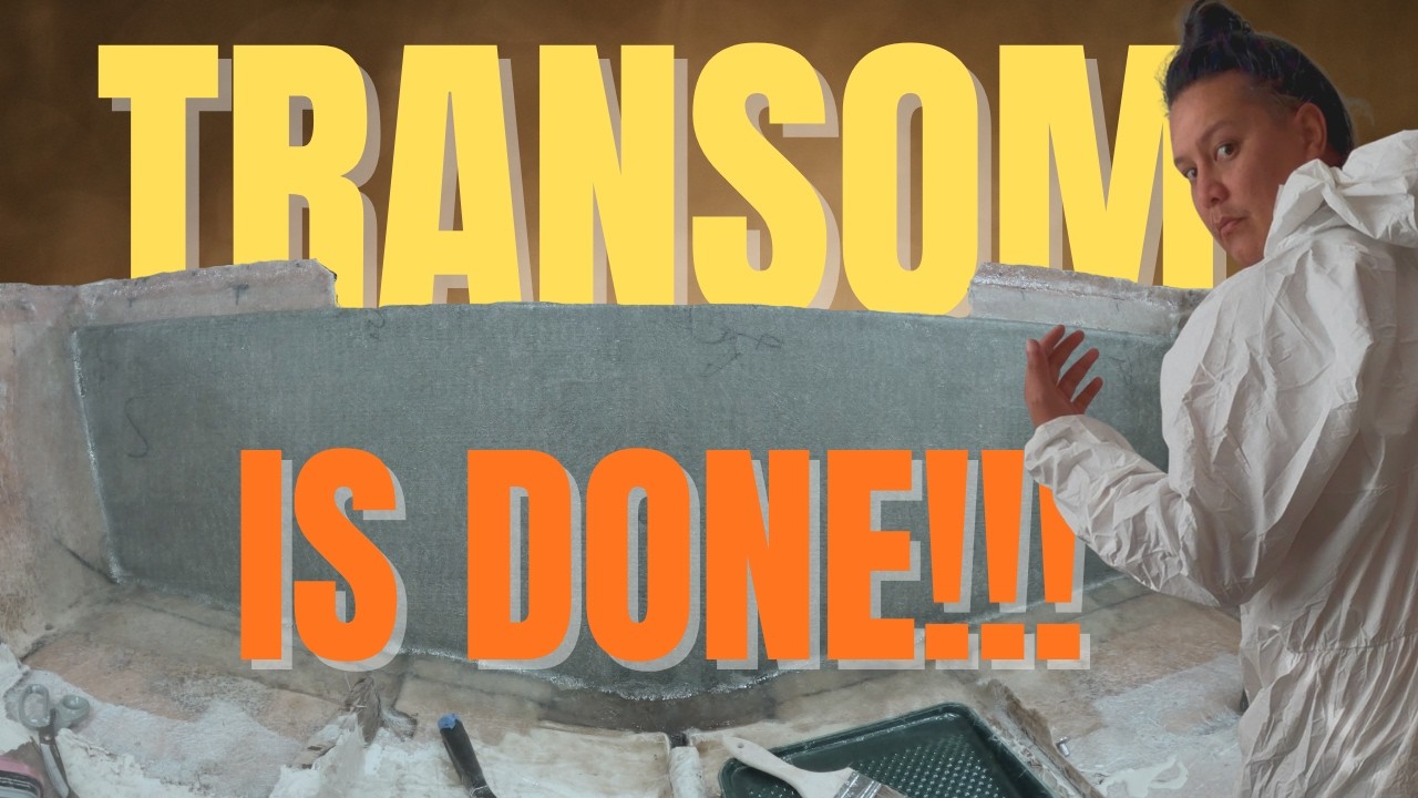 Finishing Up The Transom | Episode 6 Transom Part 3 | KEY KEST 1700 RESTORATION SERIES