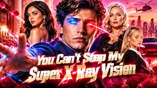 You Can't Stop My Super X Ray Vision 👁️⚡ His Power Sees Through Everything!  #superpower#reelshorts