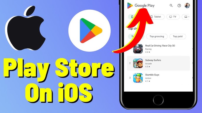 How to Use Google Play Store on iPhone! [EASY] 