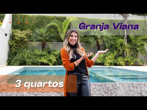 Conheça essa casa com 3 quartos à venda na Granja Viana | Tour detalhado