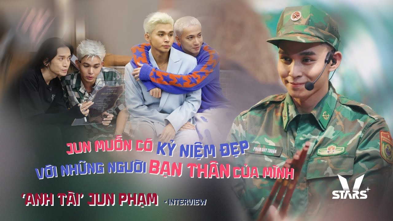 Có rất nhiều lý do để JUN PHẠM tham gia Anh Trai Chông Gai và trong đó có cả BB Trần, S.T, Duy Khánh