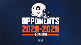 2026-2029 SEC Football Opponents | Auburn