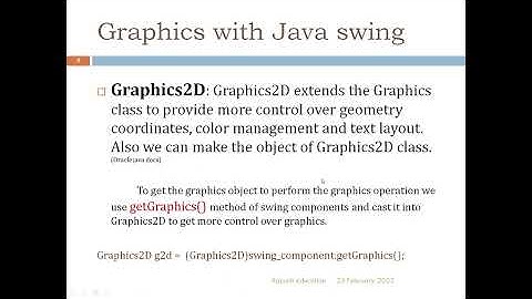 Introduction to graphics in java | How to draw shape in Java swing | Razsoft  Education | part 01