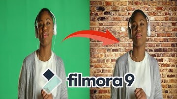 HOW TO CHANGE VIDEO BACKGROUND WITH FILMORA 9 ||  A R TECH