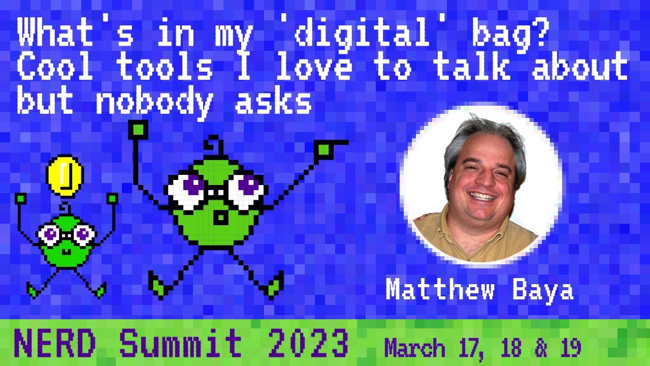 What's in my 'digital' bag? Cool tools I love to talk about but nobody asks